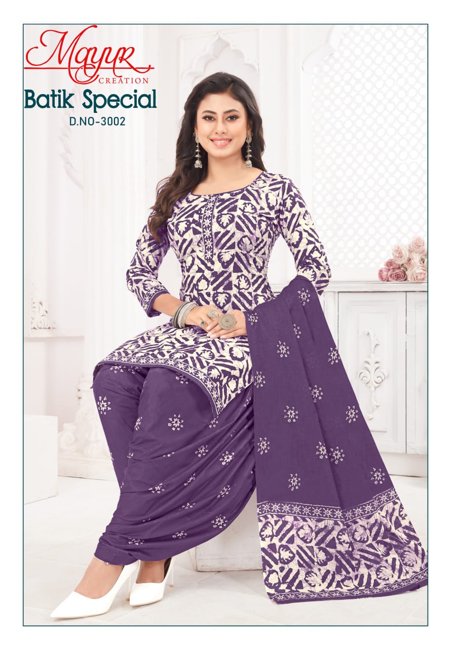 Batik Special Vol 30 By Mayur Printed Cotton Dress Material Exporters In India